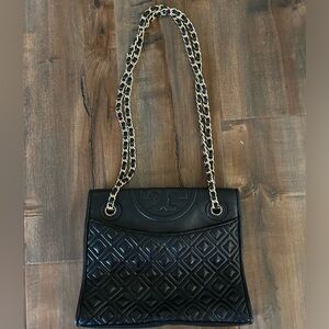 Black Tory Burch quilted bag